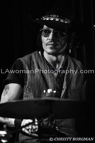 It was my birthday and Johnny Depp was on drums! 5/25/12 | LA Woman ...
